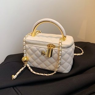 M22863 Embroidery khaki 27x18x9cm High Quality Bags