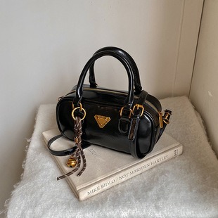 M41938 leather buckle purple 12X9cm High Quality Bags